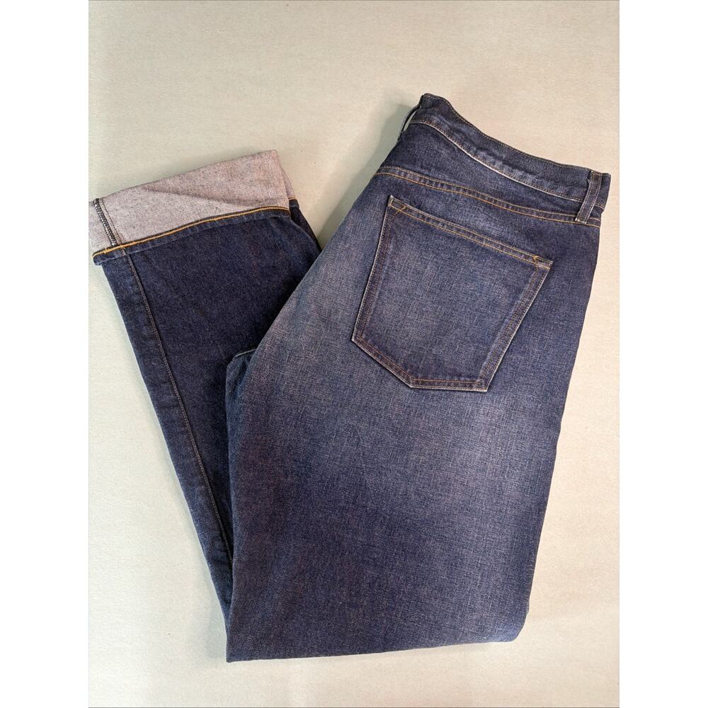 Imogene + Willie x Lewis Jeans Mens 38 Selvedge Denim Dark Wash Made USA - Picture 5 of 8